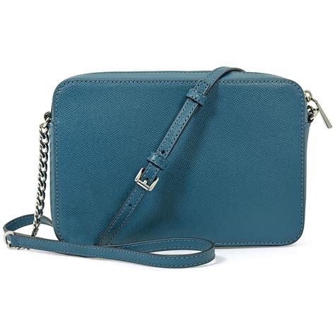 michael kors teal zippered bag|Michael Kors jet set bag.